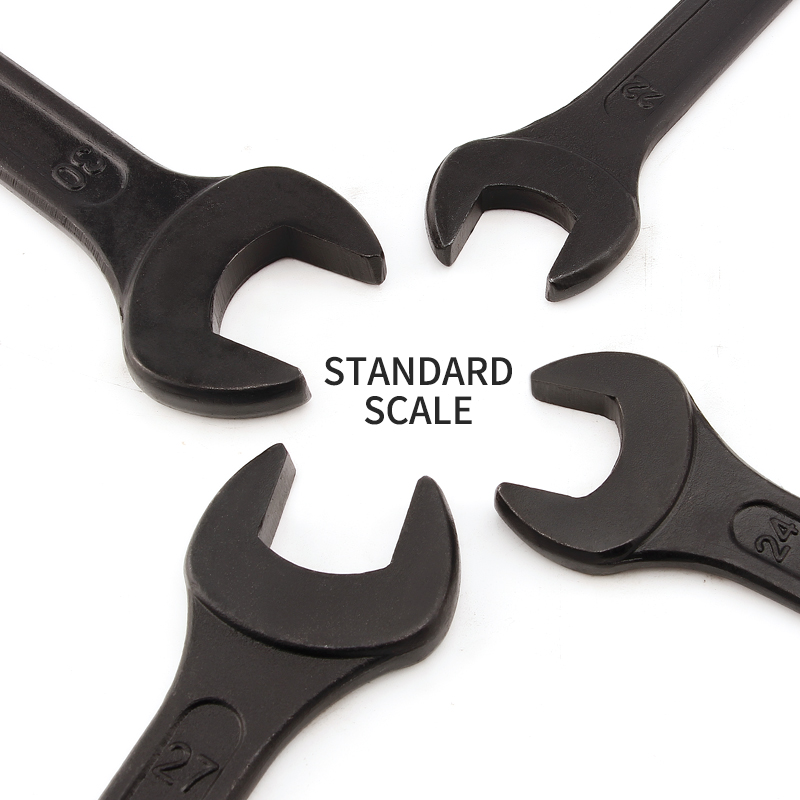 Heavy Duty Single Steeksleutel Zwart Spanner 14mm 16mm 17mm 18mm 19mm 21mm 22mm 24mm 27mm 30mm 32mm 36mm 41mm 46mm 50mm