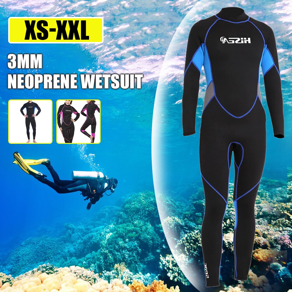 3mm Men Woman Neoprene Wetsuit Surfing Diving Suit Individuality Surf Clothing Full Body Diving Suit