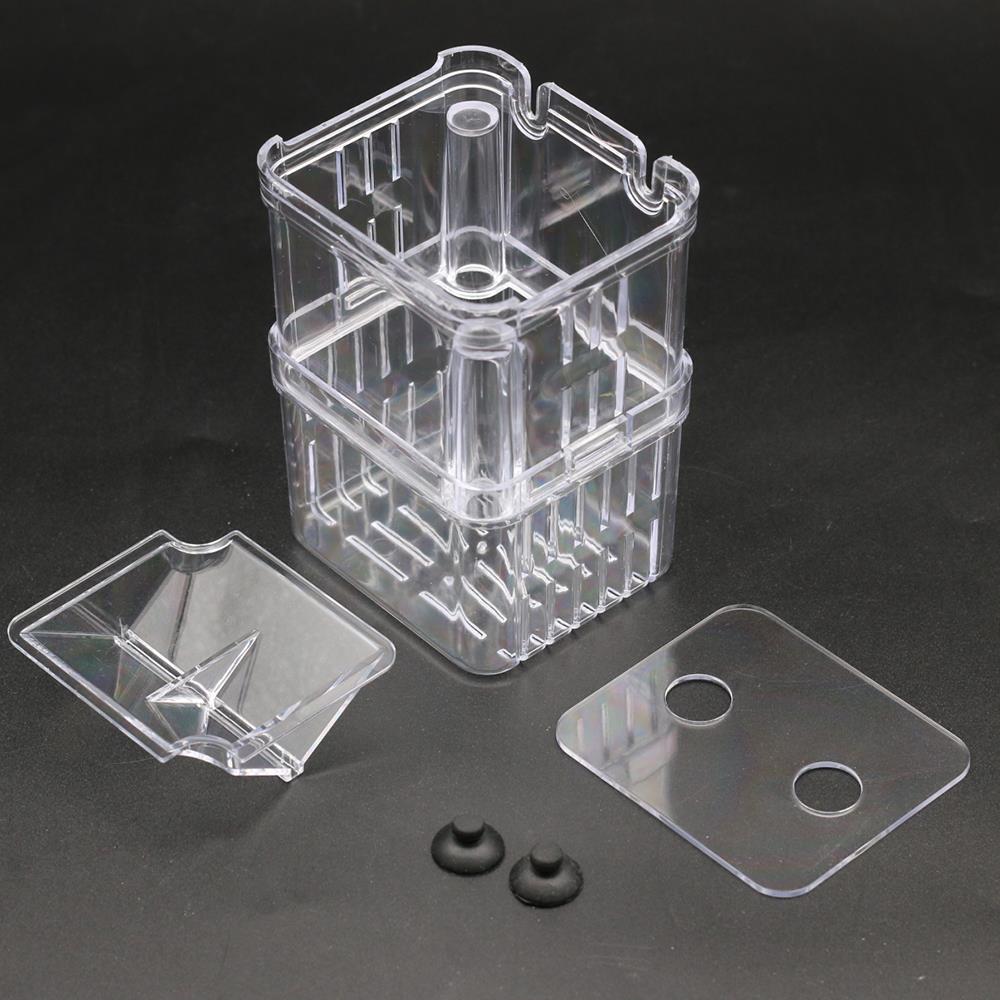 Boîte d'élevage de poissons, incubateur d'isolement, aquarium, ventouse, grande taille