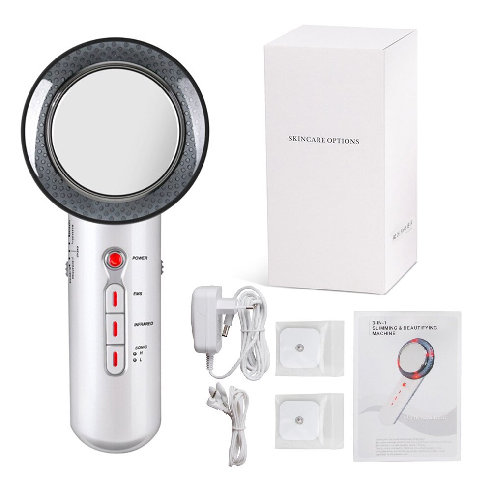 3 in 1 EMS Ultrasound Cavitation Device Electric Body Slimming Massager Fat Burner Infrared Therapy Ultrasonic Cavitation