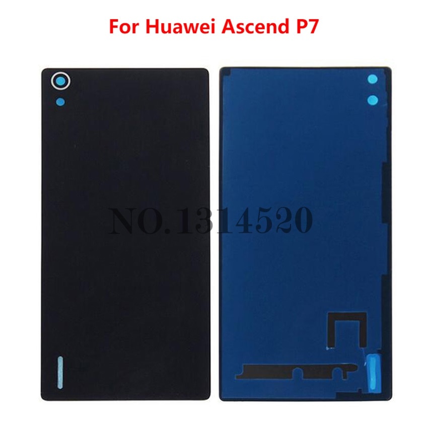 Terug Behuizing Case Batterij Deur Glazen Achter Cover Panel Voor Huawei Ascend P7 met Stickers