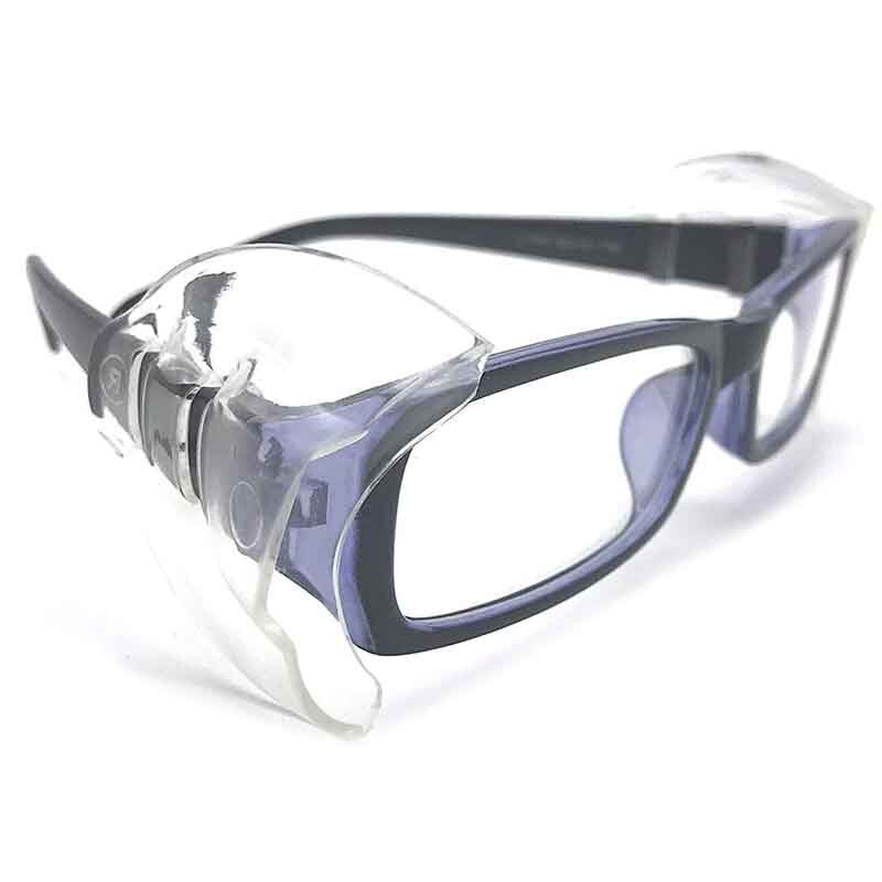 6 Paar Eye Side Schilden, bril En Een Transparante Side Shield-Geschikt Voor Kleine En Middelgrote Bril, M