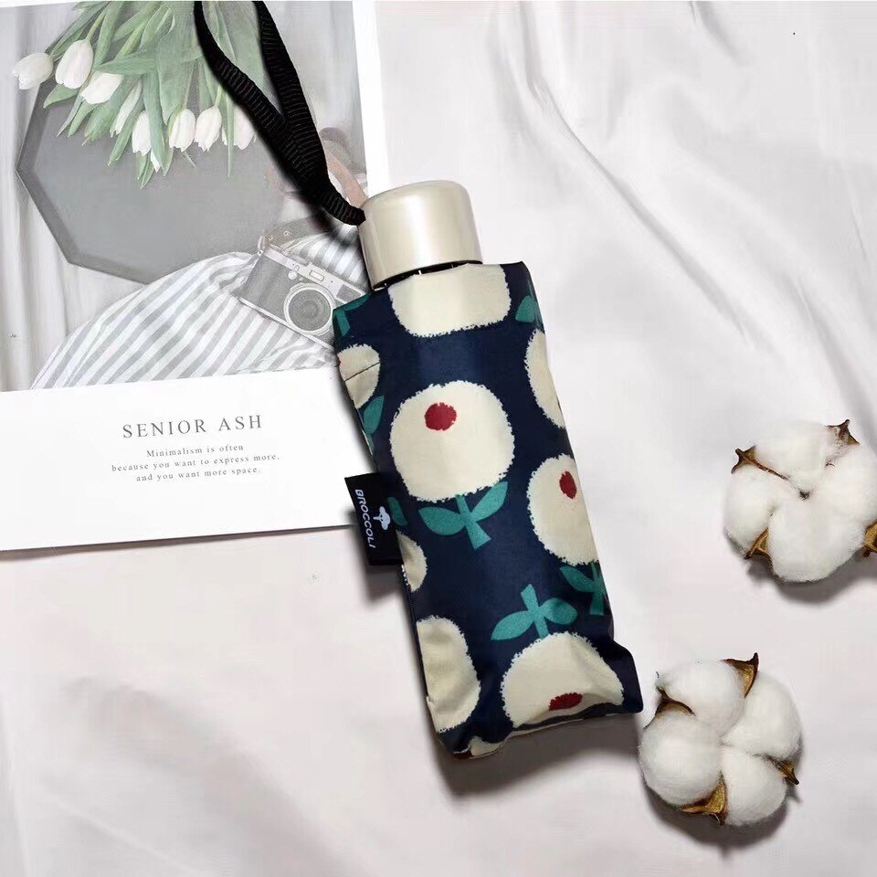 Parasol Vrouwen Reizen Mode Kleine Regen Pocket Waterdichte Mini Draagbare Meisjes Anti-Uv Opvouwbare Paraplu Paraplu Mini Umbre: duotinlan
