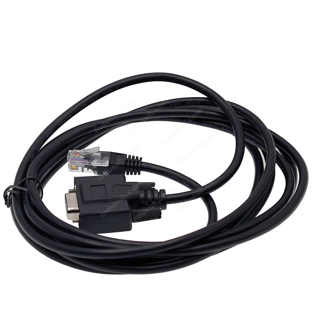 Compatible PLC Cable EH-VCB02 for EH series PLC, RS232, EM,E-28B 16-pin E-40/ EC-Round, OEM EHVCB02