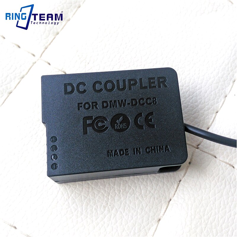BLC12 DMW-DCC8 de batterie factice DMWDCC8 coupleur cc Plus câble USB à noyau de cuivre pour caméra Panasonic GX8 FZ200 G7 G6 G5 GH2 G80 G85