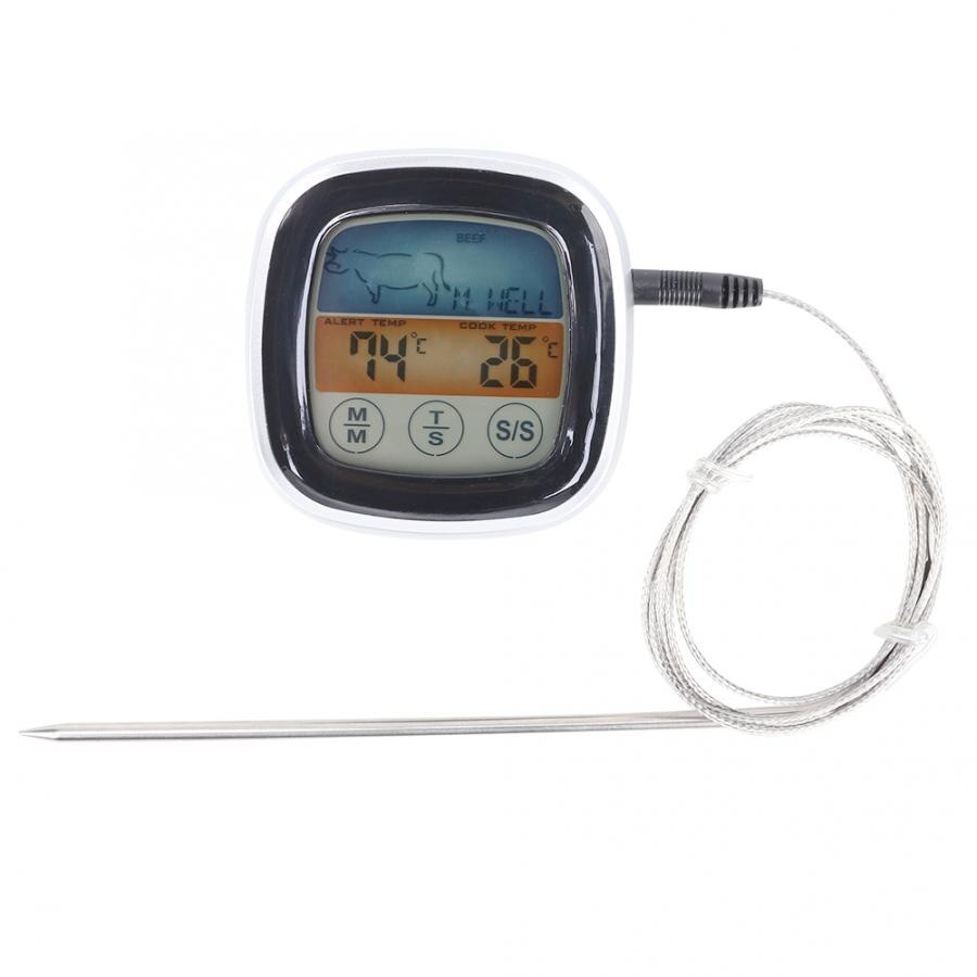 Touchscreen Elektronische Thermometer Digitale Bbq Oven Koken Vlees Thermometer Voor Grill Digitale Bbq Vlees Thermometer Grill Oven