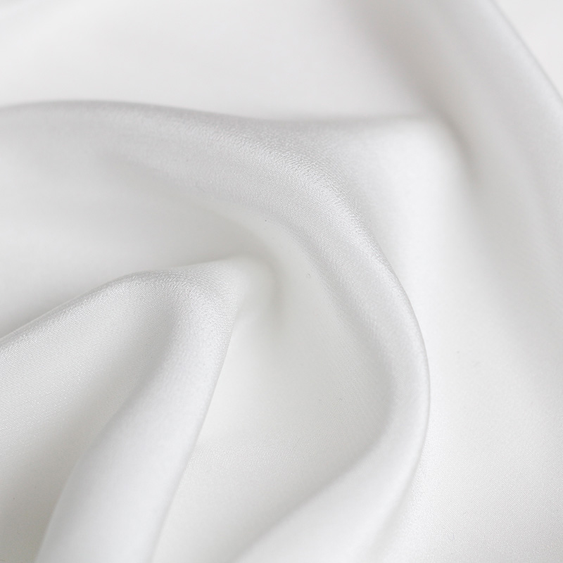 100cm*135cm white silk cotton fabric for wedding dress material silk crepe de chine