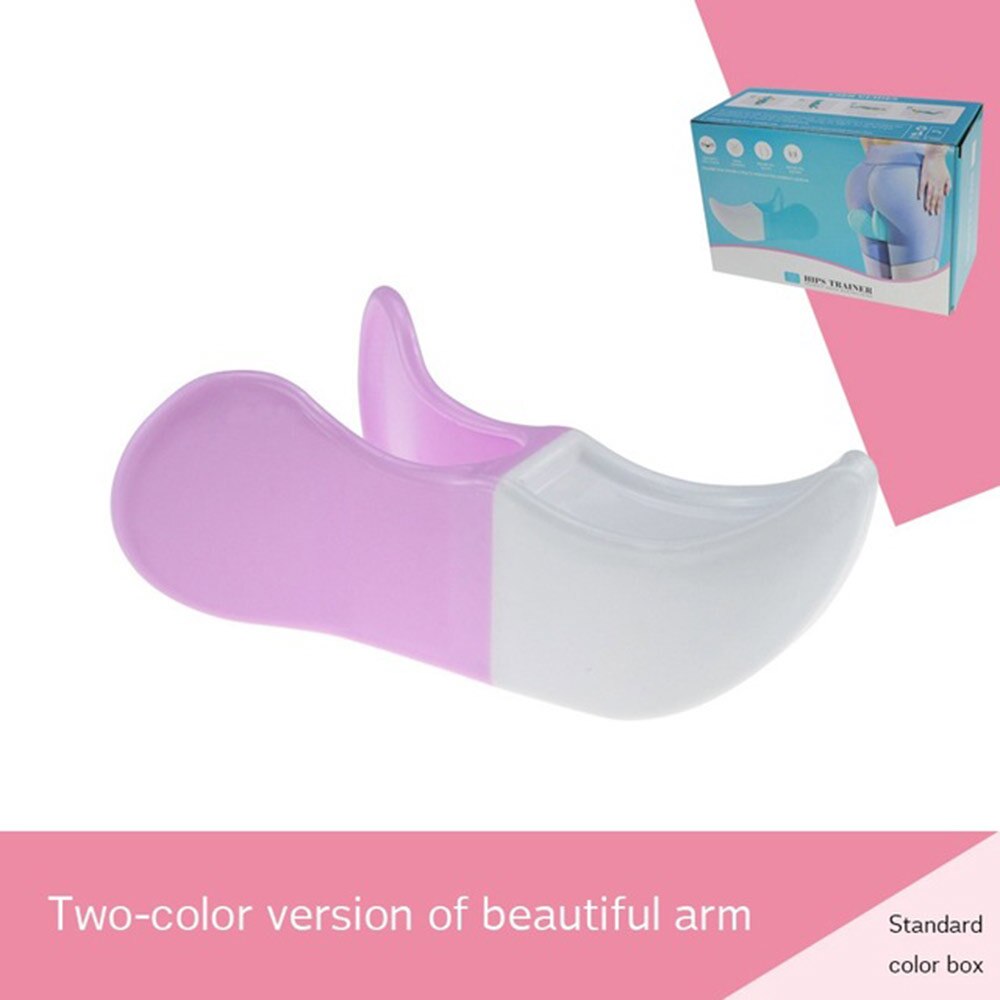 Bladder Control Device Hip trainer Pelvic Floor Muscle Inner Thigh Buttocks Exerciser Bodybuilding Home Fitness Beauty Equipment: Purple with box
