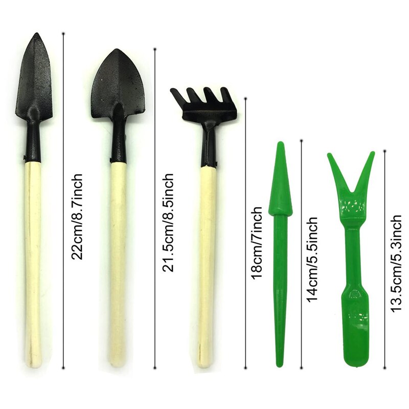 Kit de maceta para jardín de 20 piezas, juego de herramientas para plantar suculentas DIY, herramienta de siembra para trasplante de siembra
