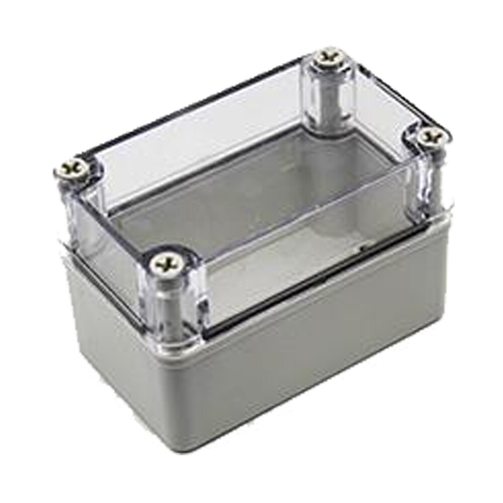 High-end IP67 Waterproof DIY Electrical Junction Box ABS plastic Enclosure Case Outdoor Distribution box 130*80*85mm: Transparent Cover