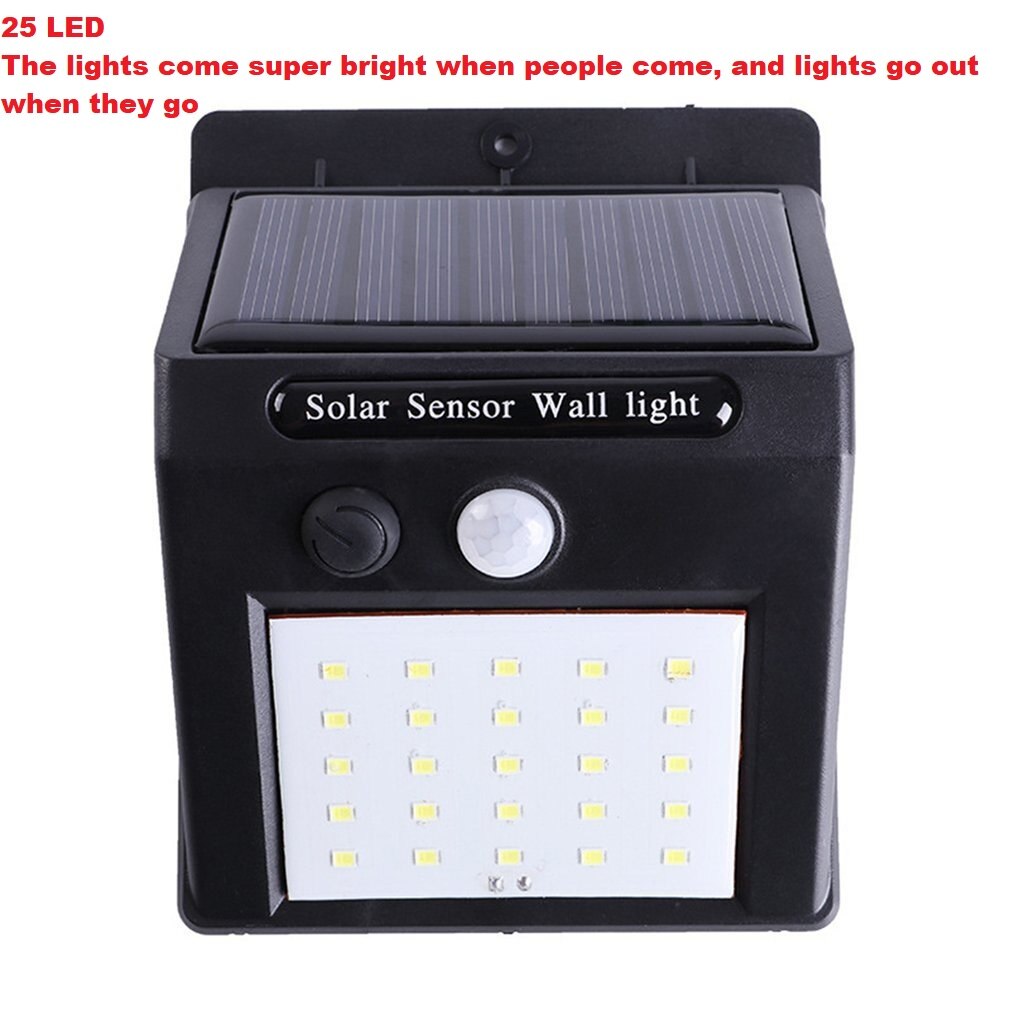 Solar Lamp Charging Human Body Induction Wall Lamp Outdoor Waterproof Garden Lamp Lighting Wall Lamp