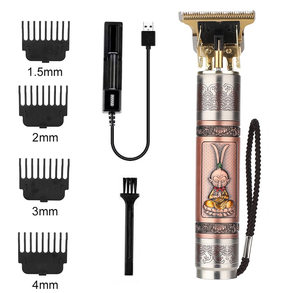 Hair Clipper Electric hair trimmer for men Cordless Shaver Trimmer 1mm Barber Hair Cutting Machine beard trimmer beard clipper: Type9 with BOX