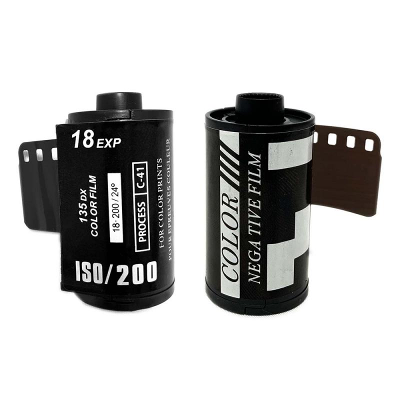 Lomo-Película de cámara portátil de 35mm, Mini película de 200 sensibilidad, 18 películas para principiantes, 30g, para cámara impermeable de 135 formato
