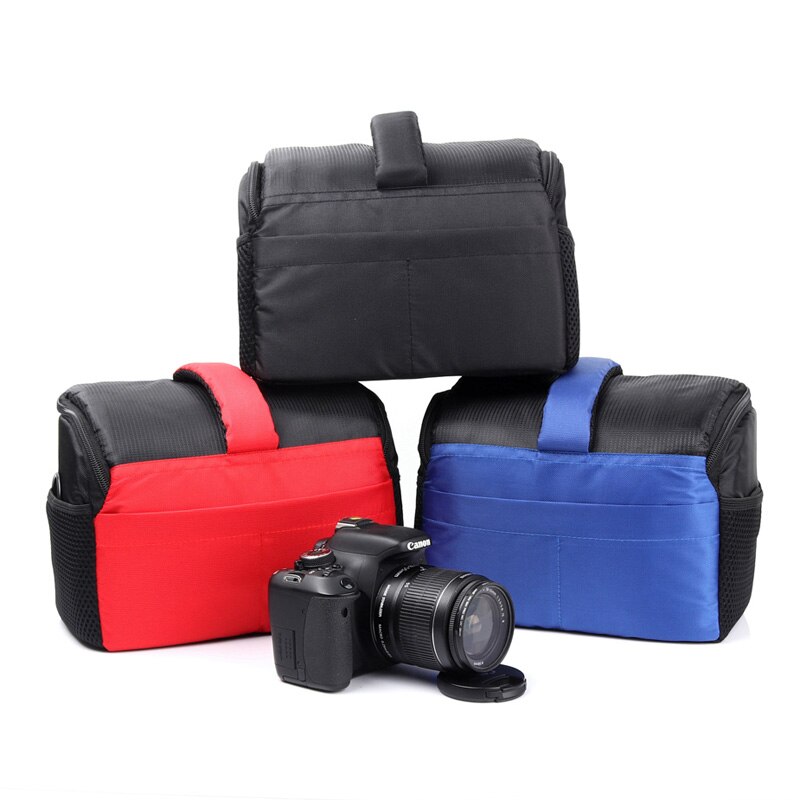 Roadfisher-bolsa tipo bandolera para cámara Estuche para gafas Nikon D3200 D3100 D5100 D5200 D5300 D3400, resistente al agua, nailon