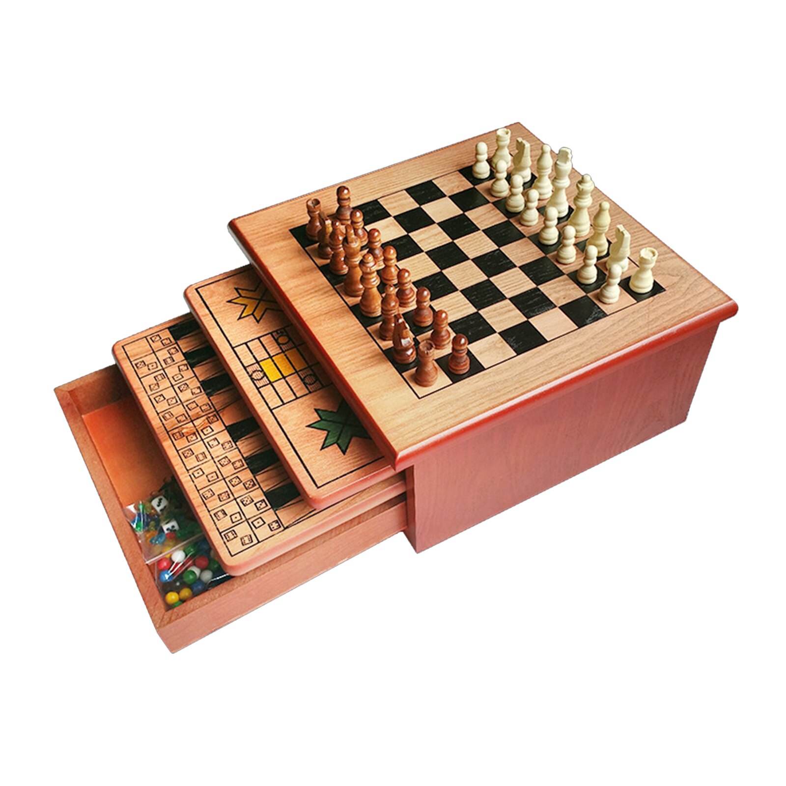 Wooden Chess Set Tournament Chess Entertainment Ch... – Grandado