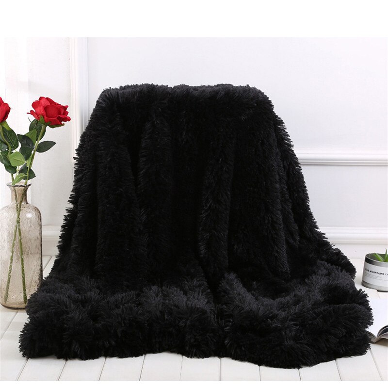 80 x 120cm 1pc blød varm fluffy shaggy seng sovesofa sengetæppe børn sikkerhedssengetøj lagen smide boligindretning behageligt tæppe: Model 10