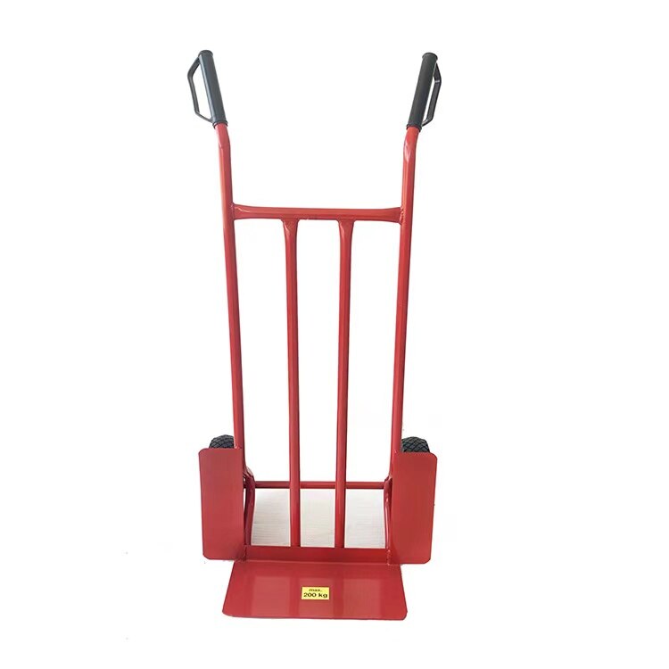 HT1833 Steel Tool Cart Warehouse Cart Inflatable Wheel Trolley