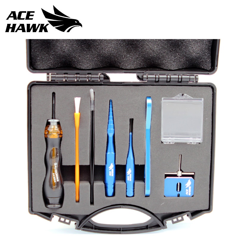 9pcs/Box Repair Tools Kits Casting Fishing Reel Maintain Set Bearing Remover Check Tackle Disassembling Device Pin China Cheap