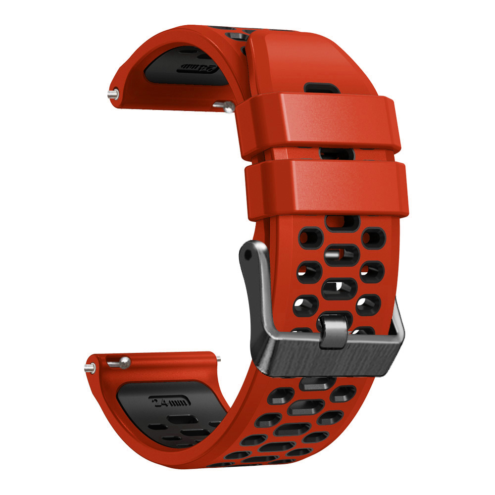 Correa de silicona de 24mm para TicWatch Pro 5, accesorios de repuesto para pulsera TicWatch Pro 5: Naranja