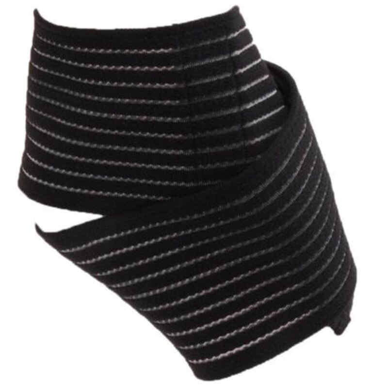 2 stuks kinesiologietape zwarte enkelband sportband compressieband elleboog/knie/pols hand