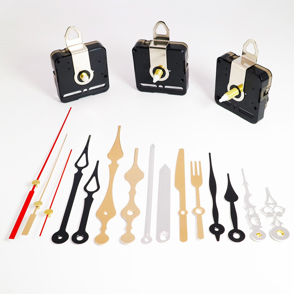 Non Ticking Quartz Clock Movement Mechanism Clock Motor Set for DIY Repair Replace Tool Hands Clock Home Decoration Accessories