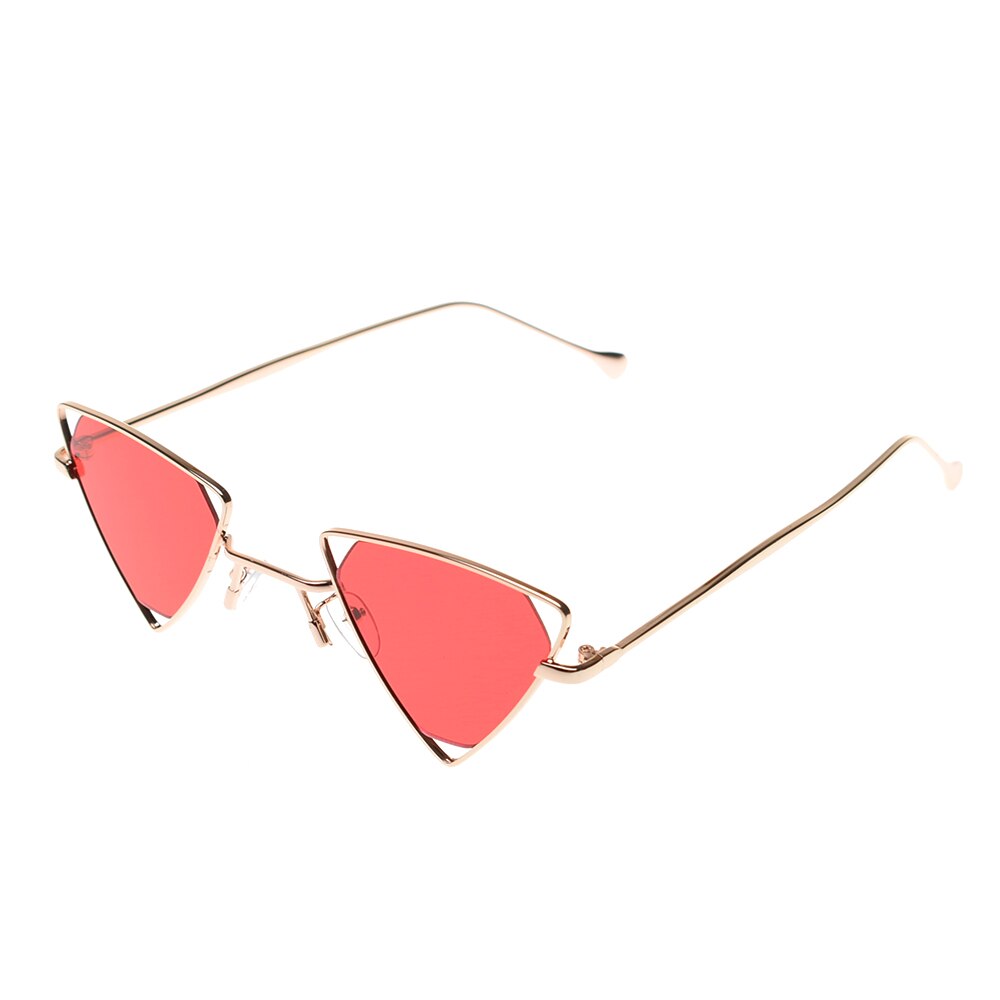 1 stücke Jahrgang Steampunk Dreieck Sonnenbrille Frauen/Männer Metall retro Schattierungen Sonnenbrille auge pflege