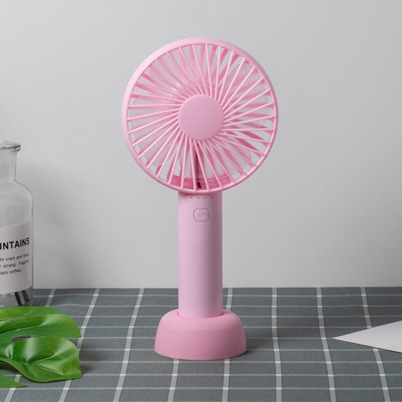 ventilateur portable Mini ventilateur USB rechargeable avec Base petit ventilateur pour voyage fille