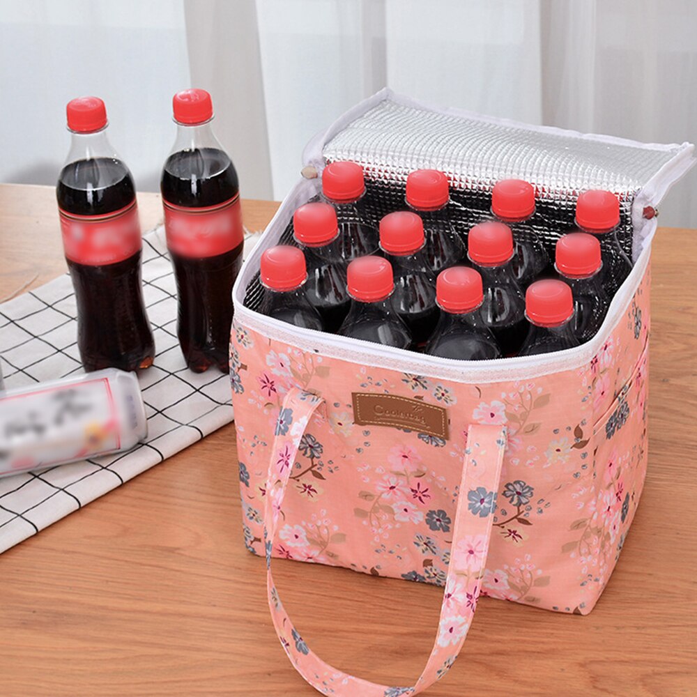 Portable Lunch Bag Thermal Insulated Lunch Box Tote Cooler Handbag lunch bags for women Convenient Box Tote Food Bags