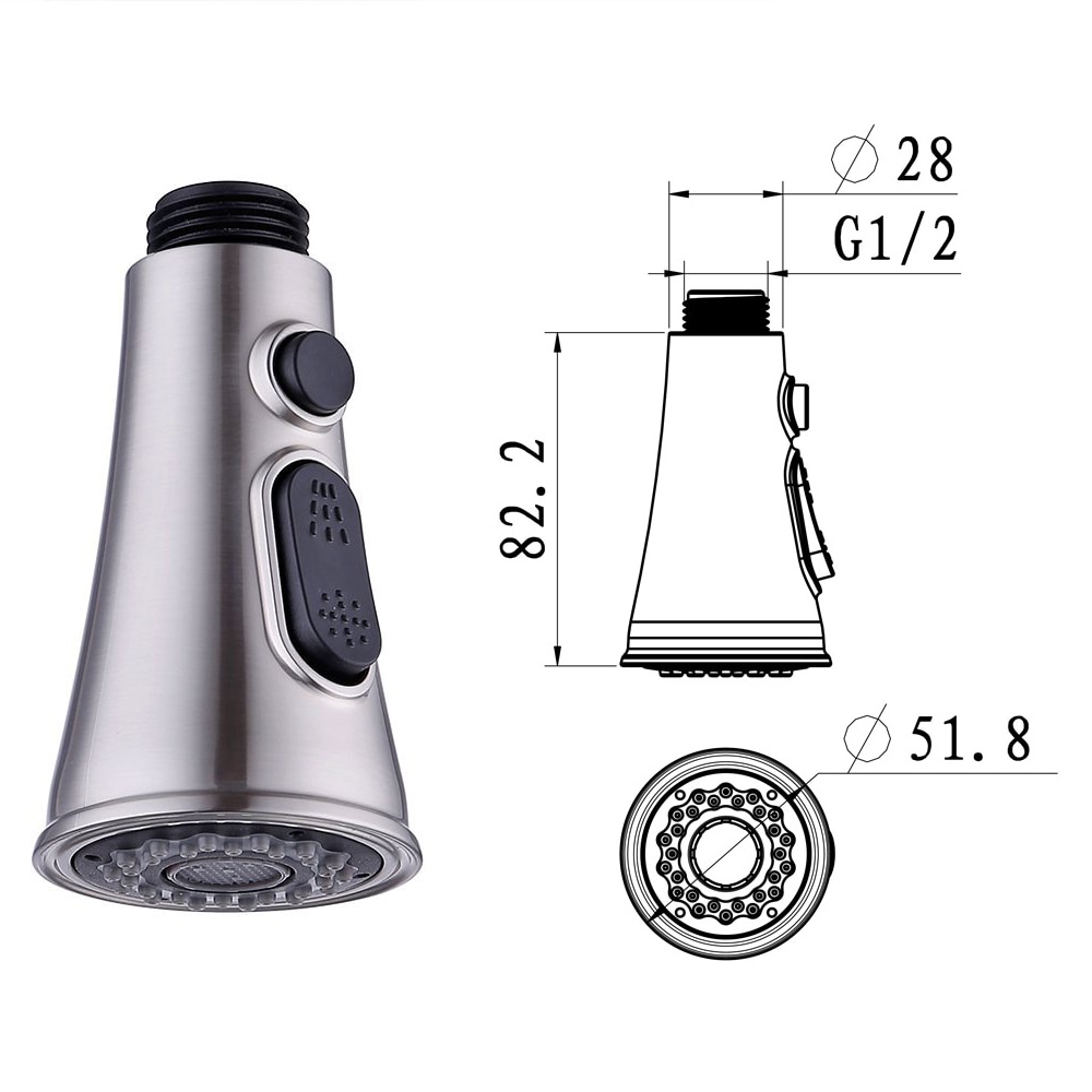 Abs Keuken Tap Adapter 8 Stijlen Trek Onderdelen Keukenkraan Vervanging Onderdelen Kraan Accessorie Tuiten Keuken Kraan Nozzle