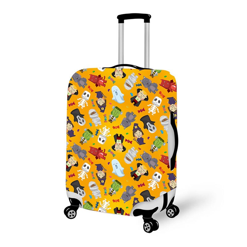 travel malas de space cover waterproof luggage protective dust cover for suitcases 3D face expressions luggage cover: HW7183 / S