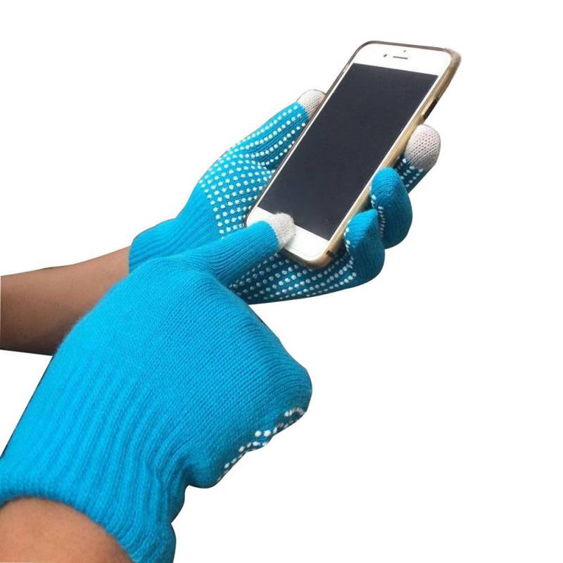Tablet Screen Touch Gloves Men Women Warm Plus Velvet Thicken Non-slip Gloves for touch screens For Iphone Ipad Samsung Tablet