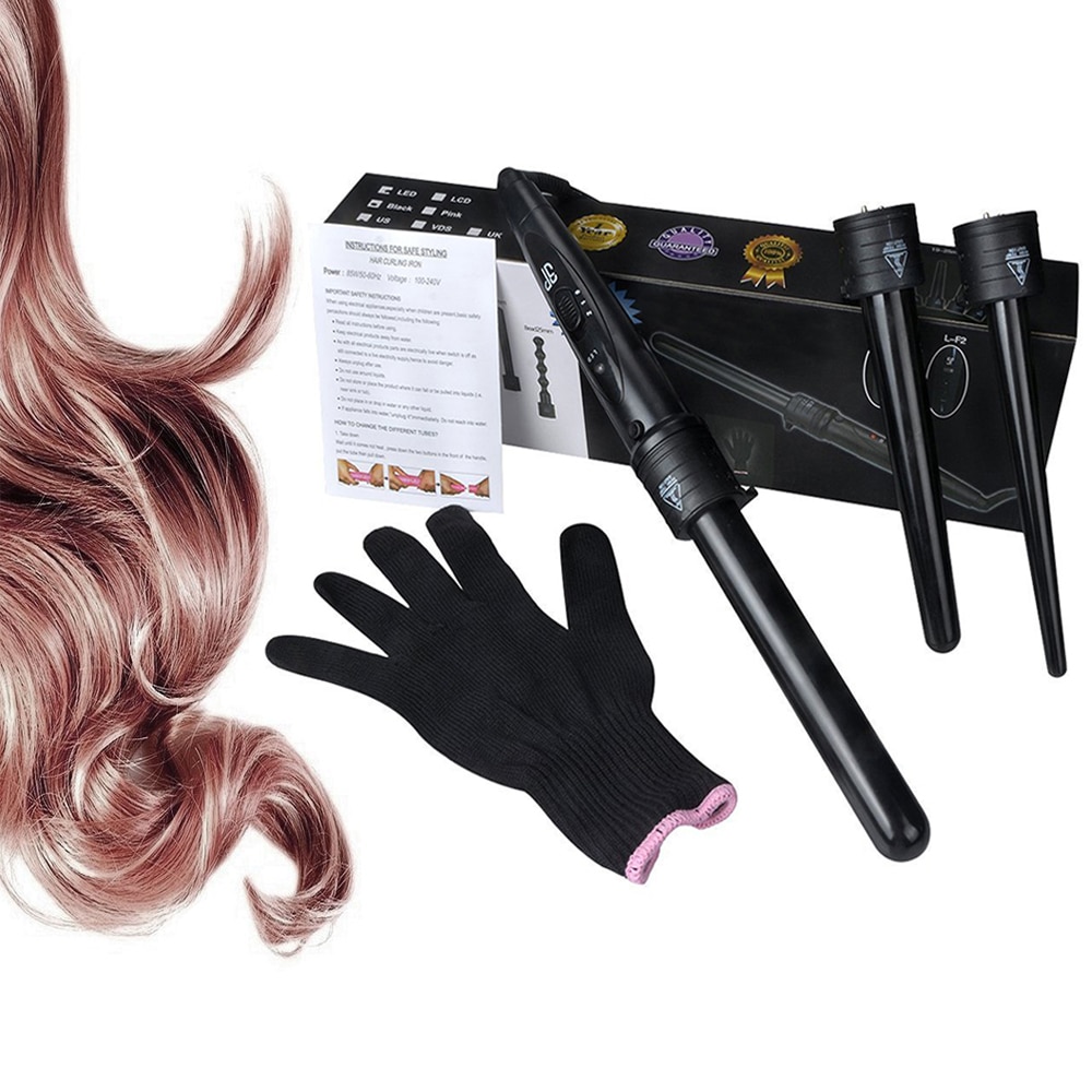 Multifunctional Hair Curler Rollers Machine Hair Wave Wand Electric Looper Hair 5-in-1 Curling Iron Curlers Hair For Women Xmas