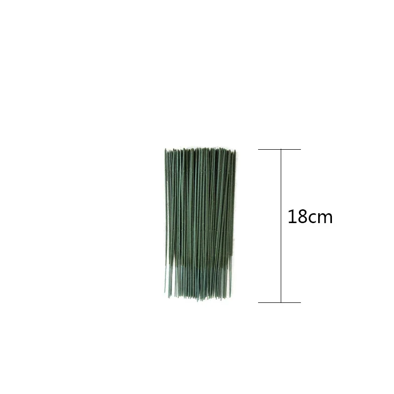 17cm/25/30/40cm Artificial Flower Stems Rose leaves/base Iron Wire Stem DIY Soap/ Paper Flower Stub Accessory Stems Craft Decor: Blue