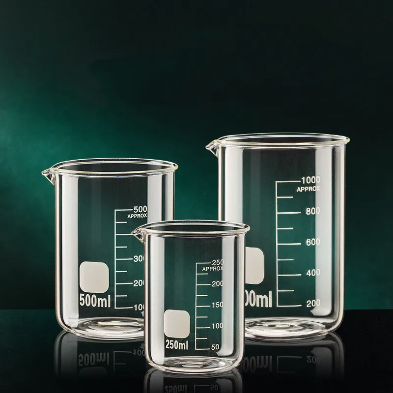 50/100/150/250/500/1000 ml Glas Messbecher Klar GraduatCup Hitzebeständige Becher küche Backen Werkzeuge