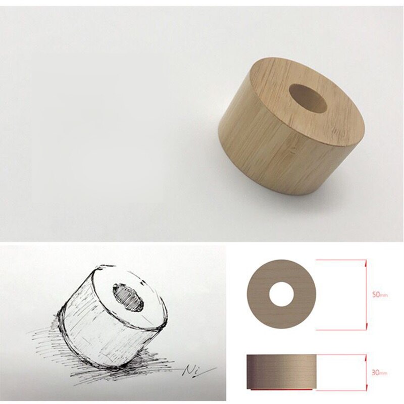 Kompakt mini magnetisk knivblok træ universal vægmonteret klistermærke køkken køkkenudstyr organisator magnet knivholder værktøj