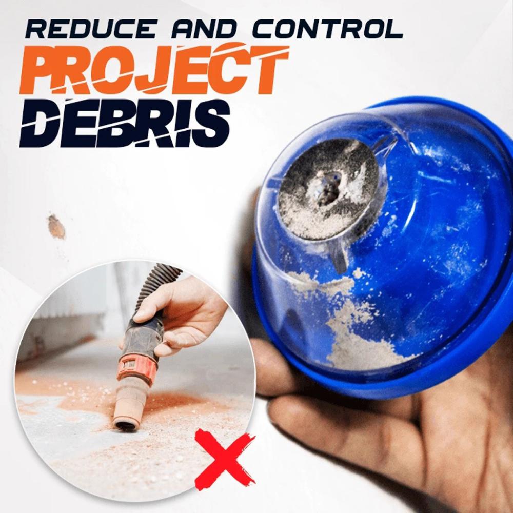 Electric Hammer Drill Dust Cover Hollow Chamber Drill Dust Collector Dust Collection Tool For Wall Reusable Drilling Accessories