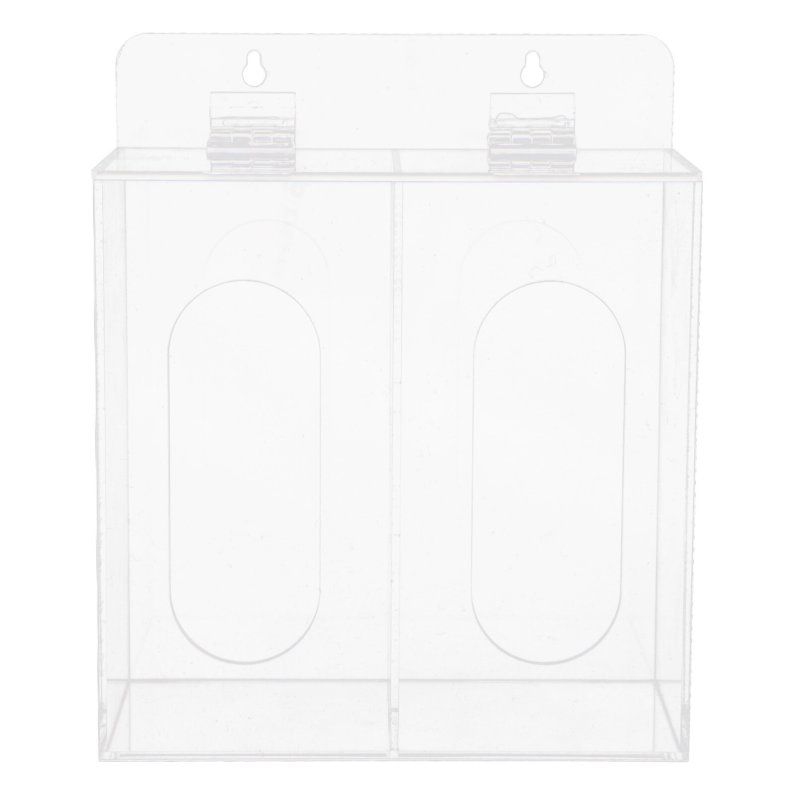 Acrylic Mask Box Disposable Mask Holder Clear Face Mask Dispenser Wall Mounted Mask Holder: Default Title