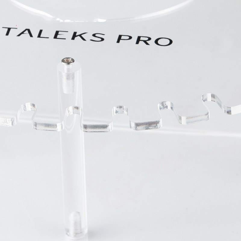 20 slots pincet opbevaring display stand akryl dobbelt lag viser hylde