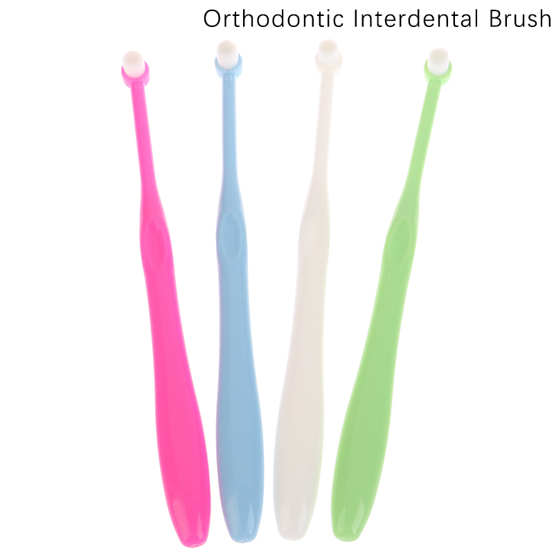 Orthodontische Rager Single-Beam Zachte Tanden Reinigen Tandenborstel Mondverzorging Tool Kleine Kop Zacht Haar Implantaat Volwassen