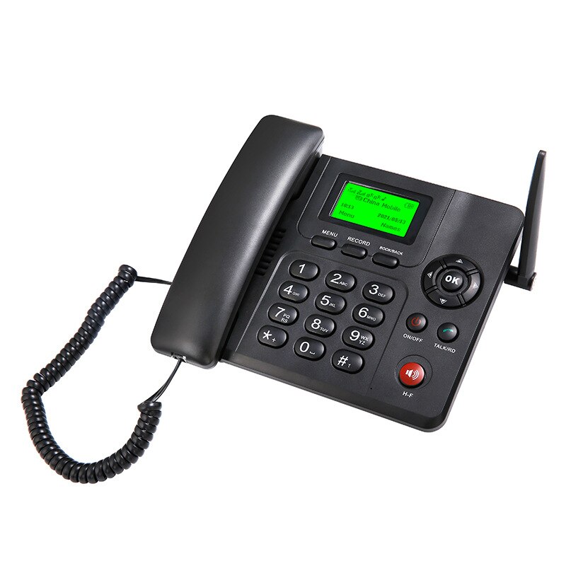 Beamio – téléphone portable 3G/4G sans fil, double carte SIM, multilingue, noir, pour maison et bureau, enregistrement d&#39;appels
