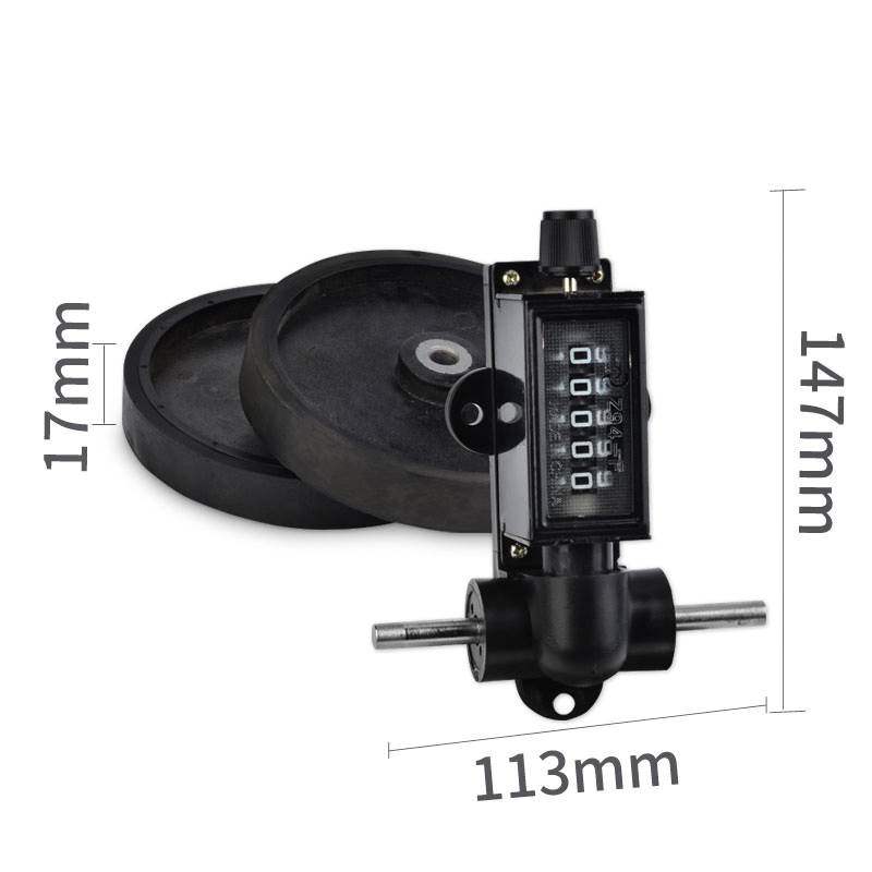 Länge rollen Zähler Fünf Ziffer Länge Messung Werkzeug Leder Kabel Kunststoff Länge rollen Länge Meter 0 ~ 9999,9