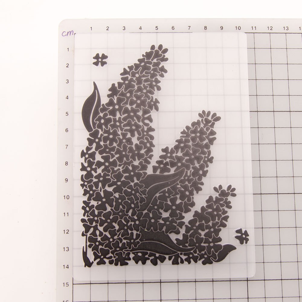 Embossing folders Plastic For Scrapbooking DIY Template Fondant Cake Photo Album Card Making Em234 flowers