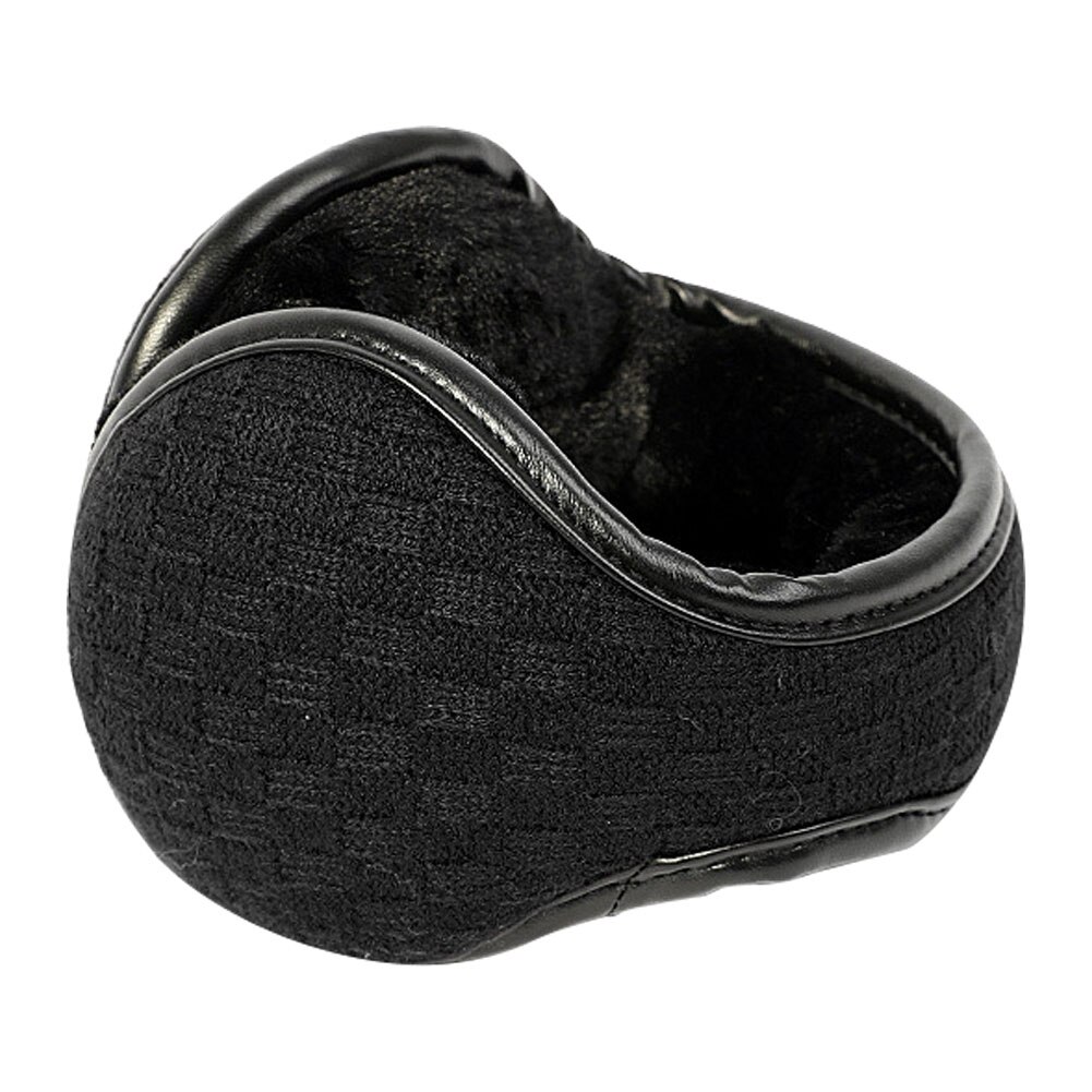 Orejeras plegables de cuero sintético para hombre, orejeras portátiles para deportes al aire libre, senderismo, para viajes de invierno
