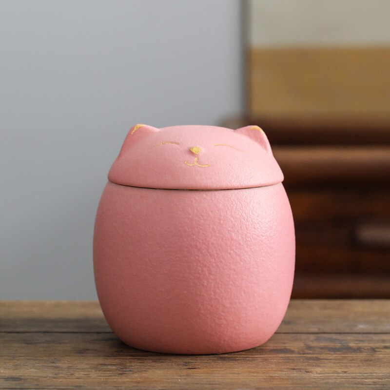 Urn for Pet Ashes- Cat Shape Memorial Cremation Urns-Handcrafted Black Decorative Urns for Funeral，Cat urn，Dog urn: 1pcs4