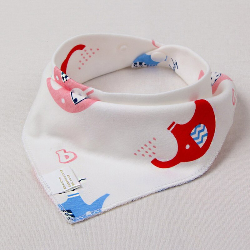 Slabbers Burp Doek Beby Bib Bandana Eten Voeden Doeken Waterdicht Driehoek Katoen Cartoon Print Baby Sjaal Baby Accessoires