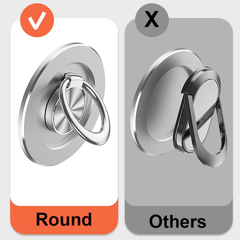 Hoco Verwisselbare Magnetische Metalen Base Houder Voor Iphone 12 Pro Max Portable Socket Sticker Telefoon Ring Houder Magneet Grip Voor 12Mini