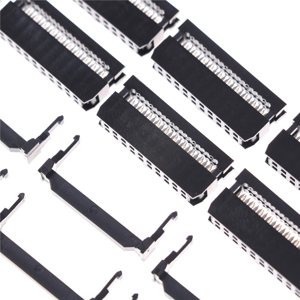20 Pin Female Header FC-20 2.54 Mm Pitch Socket Skillful Manufacture IDC Connector 10PCS/set