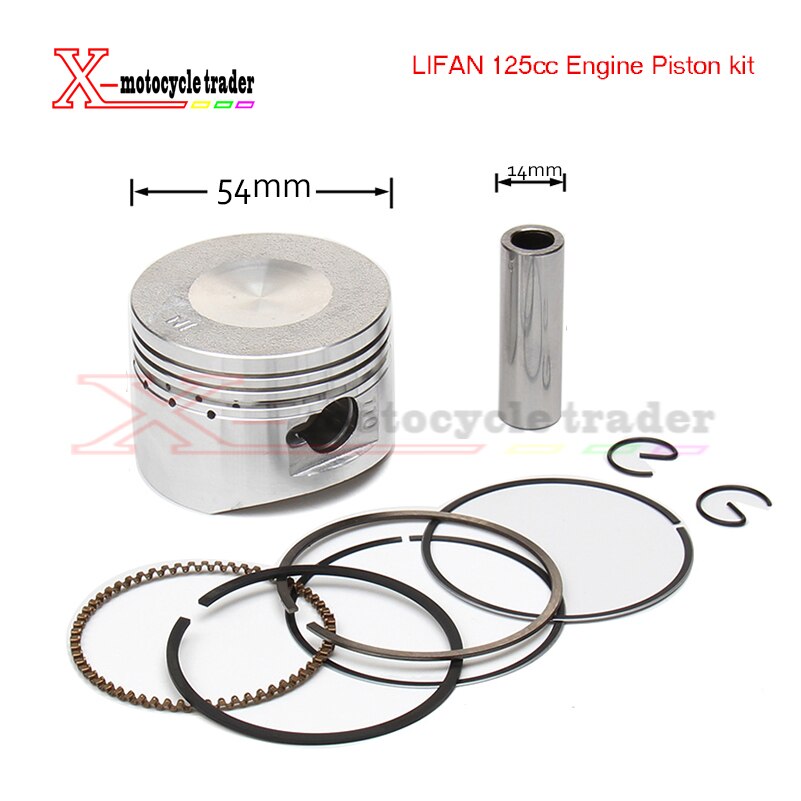 54mm 14mm männänrenkaiden tiivistesarja 125cc 138cc 1 p 54 fmi lifan zongshen kaya xmotos apollo orion loncin kids dirt box bikes parts: Norsunluu