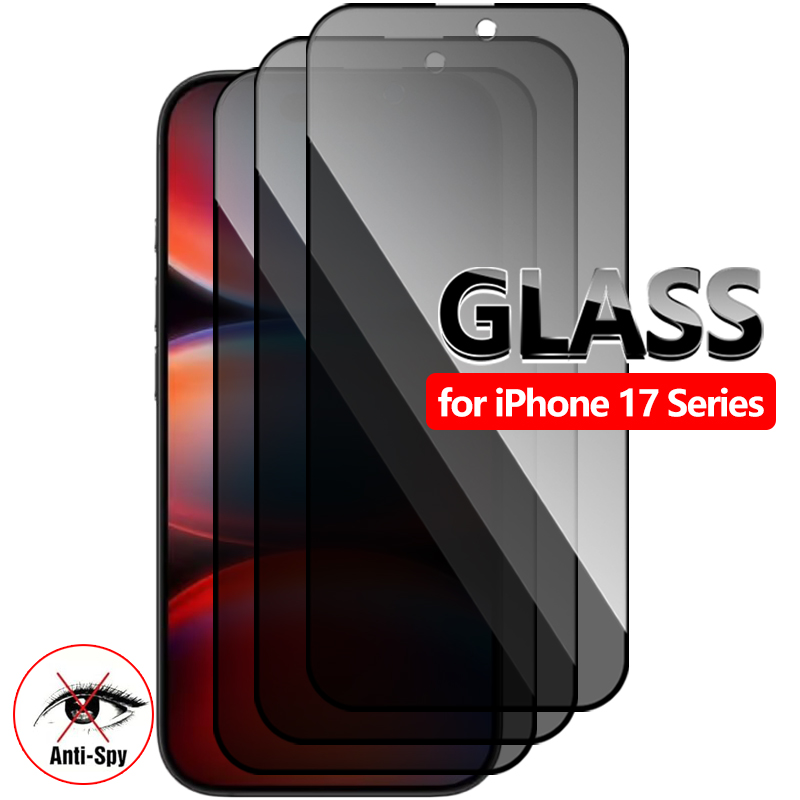 for iPhone 17 17Air 17Pro Max Privacy Screen Protector Anti-spy Tempered Glass Protective Glass For iPhone17 Air Pro Max 17pm