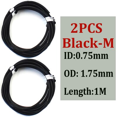 2 pçs acessórios de pesca da carpa shink tubo gancho linha mangas para o equipamento da carpa manga de borracha macio rig tubo manga fingir linha de pesca: 2PCS-Black-M